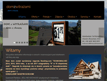 Tablet Screenshot of domzwitrazami.pl